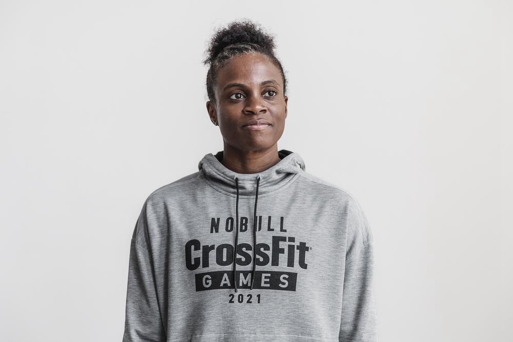 NOBULL Women's Crossfit Games® 2021 Hoodie - Heather Grey - Ireland (1304GBEMS)